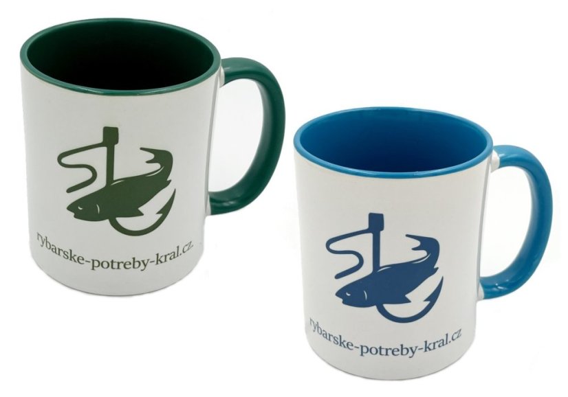 Keramický hrneček rybářské potřeby Král 330ml