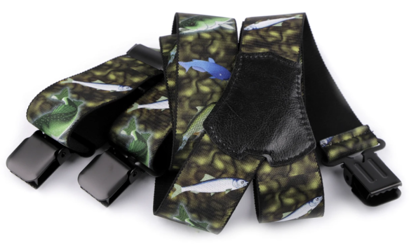 Stoklasa kšandy s rybím potiskem