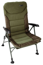 Rybářské křeslo Mikado Enclave s nosností 150kg, skládací provedení. Rybářské křeslo Mikado Enclave s nosností 150kg, skládací provedení.