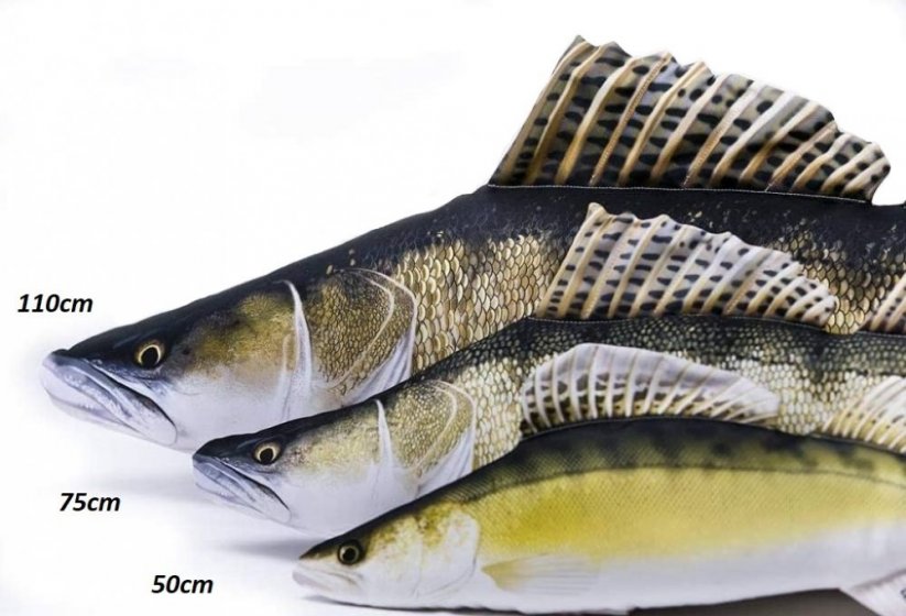 Gaby plyšová ryba Candát obecný 77cm