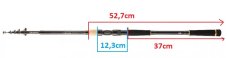 Daiwa prut Legalis Tele 300cm/30-90g - rozměry rukojeti