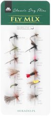 Mikado Dry Flies Barbless sada 10ks bez protihrotu