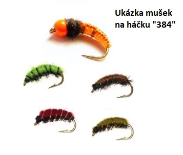 Hayabusa muškařské háčky 384 s protihrotem