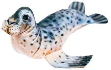 Gaby plyšový tuleň mini 36 cm – realistický polštář