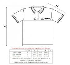 Daiwa rybářské tričko D-VEC Polo Blue vel. XL