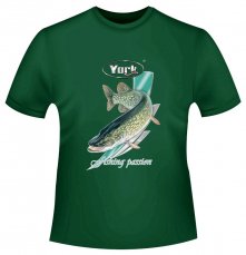 York rybářské tričko se štikou