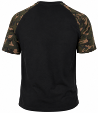 Zadní strana trička Fox Raglan T-shirt Black/Camo