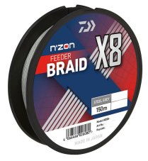 Daiwa pletená šňůra N´Zon X8 Feeder Braid Steel Grey