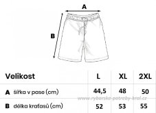 Daiwa rybářské kraťasy Carp Camo Joggers Short