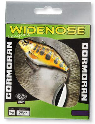 Cormoran wobler Wide Nose 6cm s listem třpytky