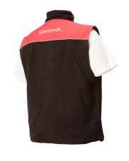 Daiwa rybářská vesta Waistcoat fleece black/red