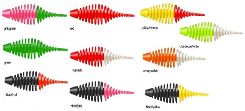 Cormoran gumová nástraha Belly Rib 6,5cm 5ks česnek