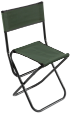 Stolička s opěradlem Mikado 081 v zelené barvě. Stolička s opěradlem Mikado 081 v zelené barvě.