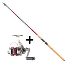 Daiwa rybářský prut s navijákem na splávek & přívlač