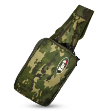 York rybářská taška přes rameno Green Camo s boxy