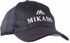 Mikado rybářská kšiltovka s LED světlem černá