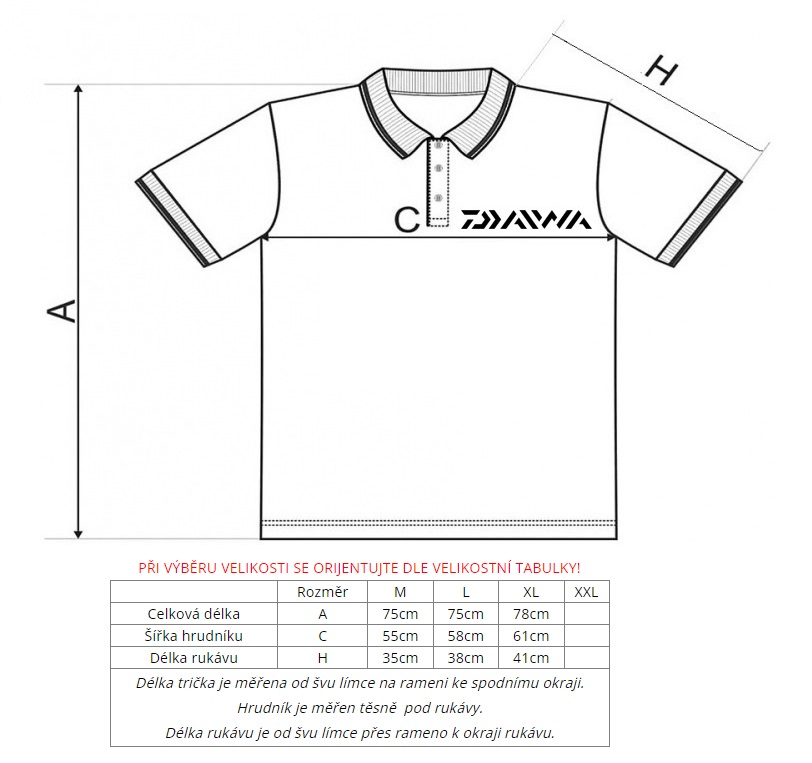 Daiwa rybářské tričko D-VEC Polo Blue vel. XL