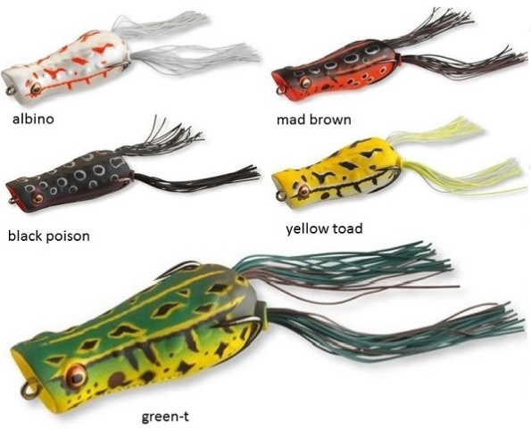 Daiwa gumová nástraha D-Popper Frog 6,5cm