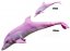 Gaby plyšová ryba Delfín skákavý mini růžový 55cm