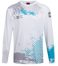 Mikado funkční UV tričko s dlouhým rukávem UPF 50+ White Splash