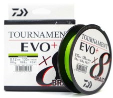 Daiwa pletená šňůra Tournament X8 Braid Evo+ 135m chartreuse