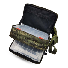 York rybářská taška přes rameno Green Camo s boxy