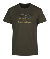 Daiwa rybářské tričko D-Vec Logo Zander Olive