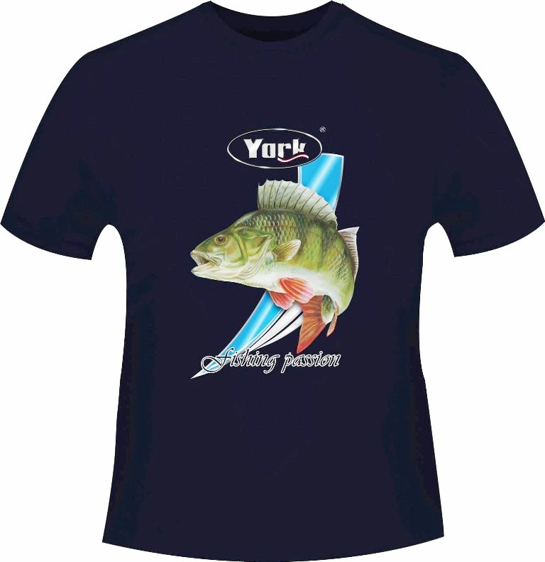 York rybářské tričko s okounem