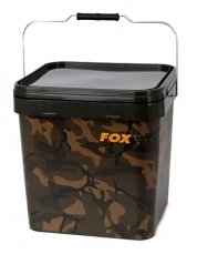 Fox rybářský kbelík Camo Square bucket 17l