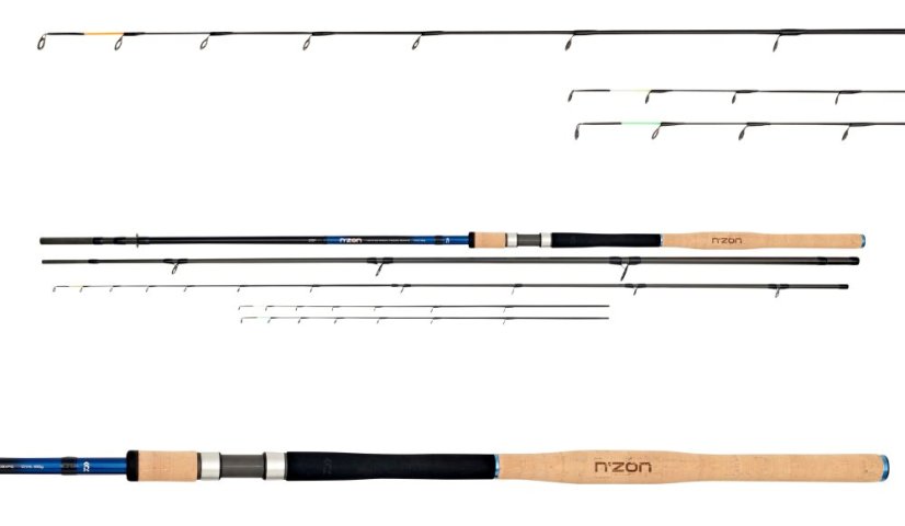 Daiwa prut N'ZON Distance Special Feeder 427cm/do 180g - detail prutu