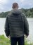 Fox bunda Collection Quilted Jacket Green/Silver - zadní pohled