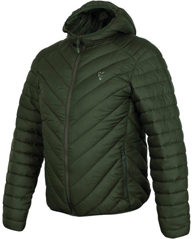 Fox bunda Collection Quilted Jacket Green/Silver