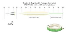 Snowbee šňůra 3DDD Spey Fly Lines 3D-10/11 Int