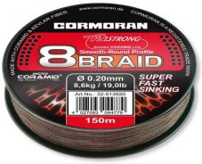 Cormoran pletená šňůra Corastrong 8-Braid Super Fast Sinking 150m