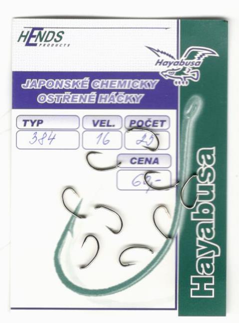 Hayabusa muškařské háčky 384 s protihrotem