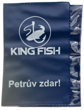 Složený obal na rybářské doklady King z pružného PVC Složený obal na rybářské doklady King z pružného PVC