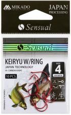Mikado jednoháček s očkem Sensual Keiryu W/Ring Red