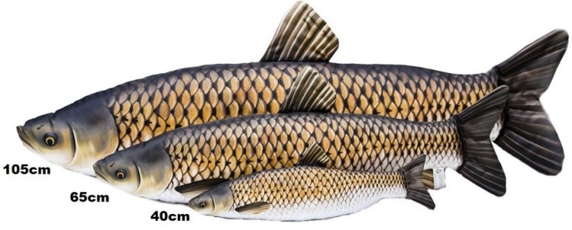 Gaby plyšová ryba Amur Giant 105cm