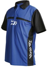 Daiwa rybářské tričko Team Polo Blue/Black vel. M