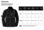 Daiwa bunda Wind Block Stretch Jacket Black - tabulka velikostí
