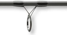 detail dvoupatkových titan-oxidových oček prutu Daiwa Black Widow Carp 390cm/3,75lb