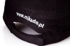 Mikado rybářská kšiltovka s LED světlem černá