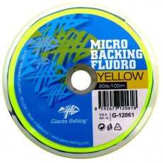 Giants Fishing podkladová šňůra Micro Backing Fluoro 20lb/100m yellow