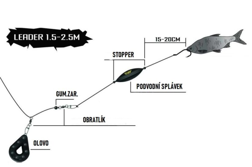 Cormoran zvukový podvodní splávek (60g/80g/120g)