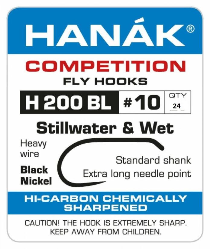 Hanák Competition muškařské háčky H 200 BL bez protihrotu