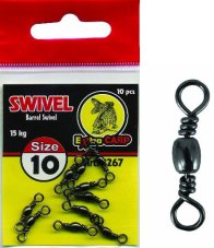 Extra Carp rybářský obratlík Barrel Swivel 10ks