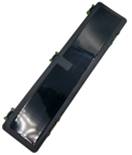 Plastový zásobník York na návazce se šedočerným víkem. Plastový zásobník York na návazce se šedočerným víkem.